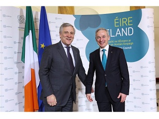 03/05/13 - Vice President Tajani meets Richard Bruton, Irish Minister for Jobs, Enterprise and Innovation © EU Presidency