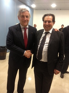 07/06/13 - Vice President Antonio Tajani with Rosario Crocetta, President of Sicily Region, at the inauguration of the Comiso Airport © EUROPEAN UNION