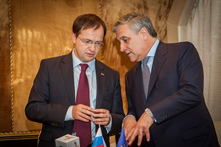 17/06/13 - Vice President Tajani and the Russian Minister for Culture Medinsky © European Union