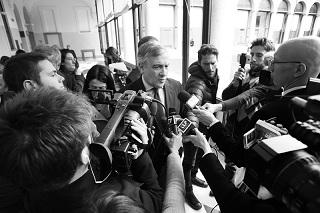 25/03/14 - Press point at the "Industrial Renaissance" Conference in Milan © @Sergio Caminata