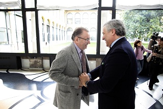 25/03/14 - Tajani and Squinzi (Confindustria) at the "Industrial Renaissance" Conference in Milan © @Sergio Caminata