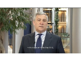 24/05/13 - European Minerals Day 2013 video message by Commission Vice-President A. Tajani (EN subtitles) © IMA-Europe