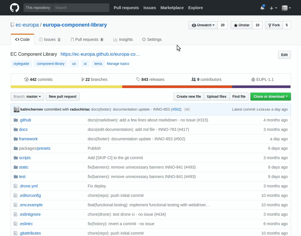 Locate ECL component in GitHub repository