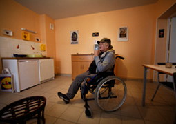 Man sitting in a wheelchair © European Commission