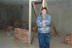 Zsolt Korcz, 34, har utbildat sig till murare i Zalaegerszeg i Ungern.  