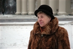 Aldona Mikalauskiene, 71 años, modernizó su gestoría en Vilna, Lituania. 