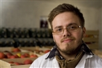 Andrej Lovrencec, 22 años, recibió formación agrícola en el trabajo en la región eslovena de Prekmurje.
