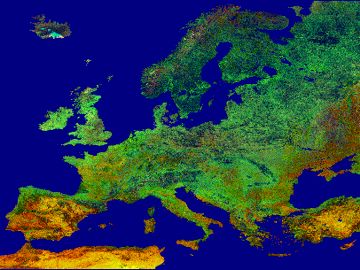 Europe from space