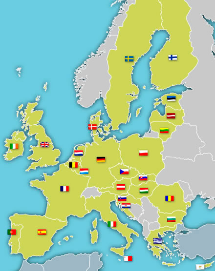Countries europe Regions Of