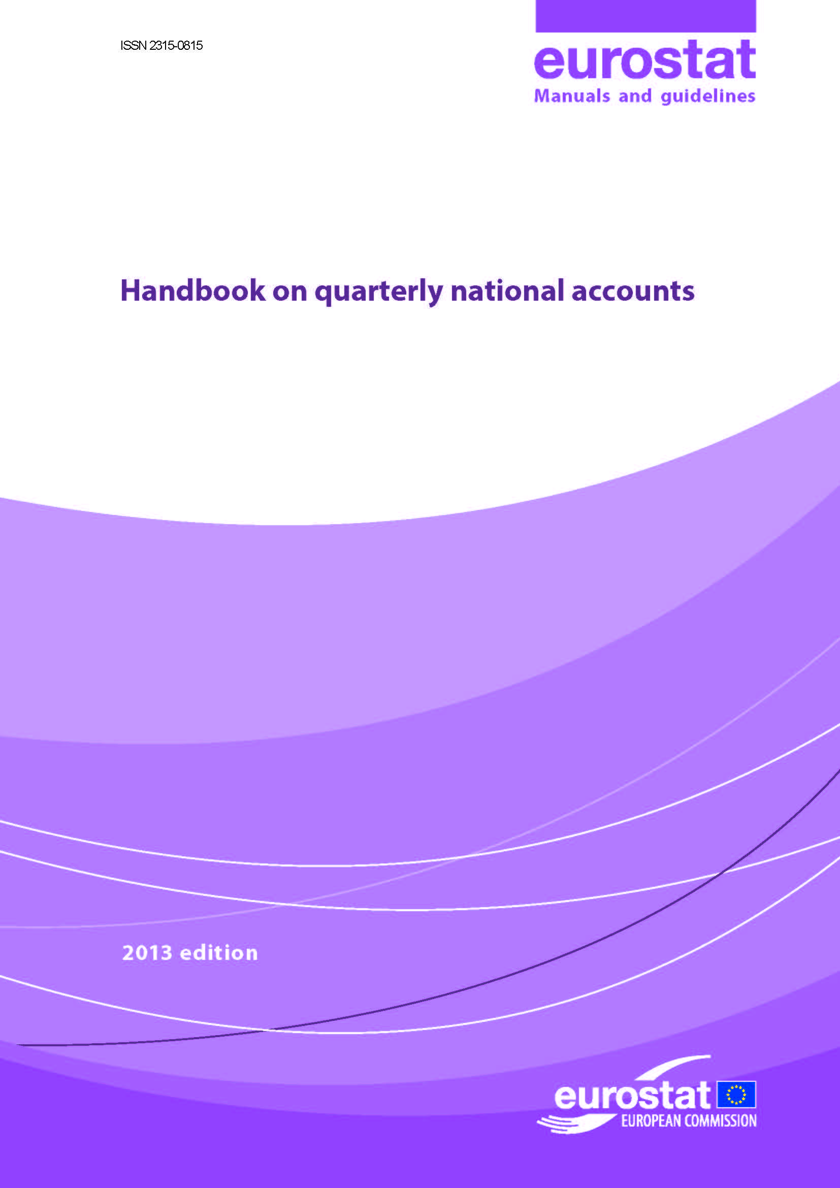 Handbook on quarterly national accounts - 2013 edition