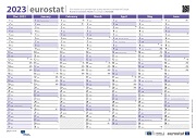 Eurostat calendar 2023 (A4 format)