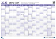 Eurostat calendar 2023 (wall format)