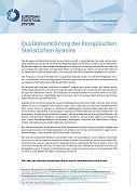 Qualitätserklärung des Europäischen Statistischen Systems