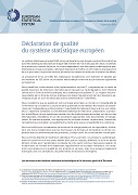 Déclaration de qualité du système statistique européen