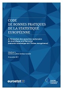 Couverture European statistics Code of Practice — revised edition 2017