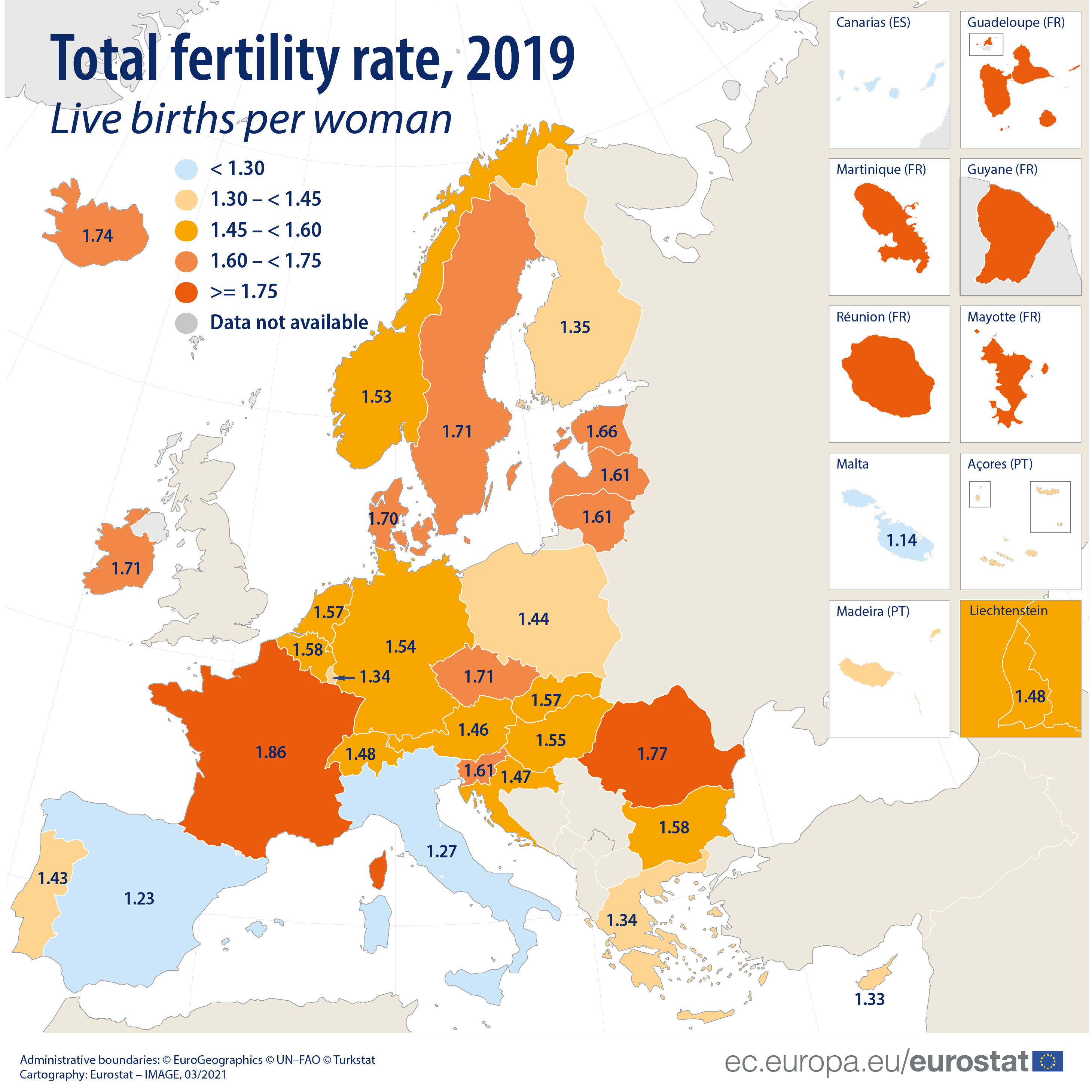 Chart: The State of Global Fertility