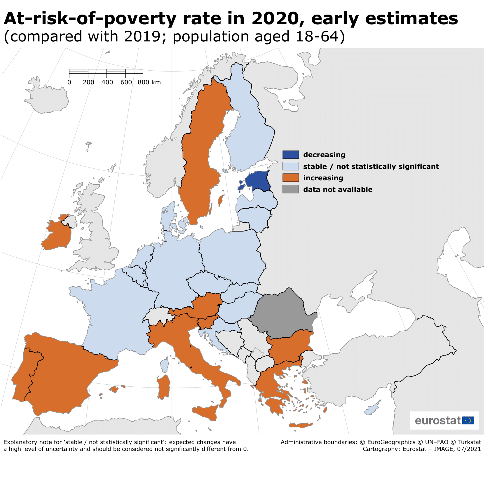 Early estimates of and poverty in 2020 Products Eurostat News