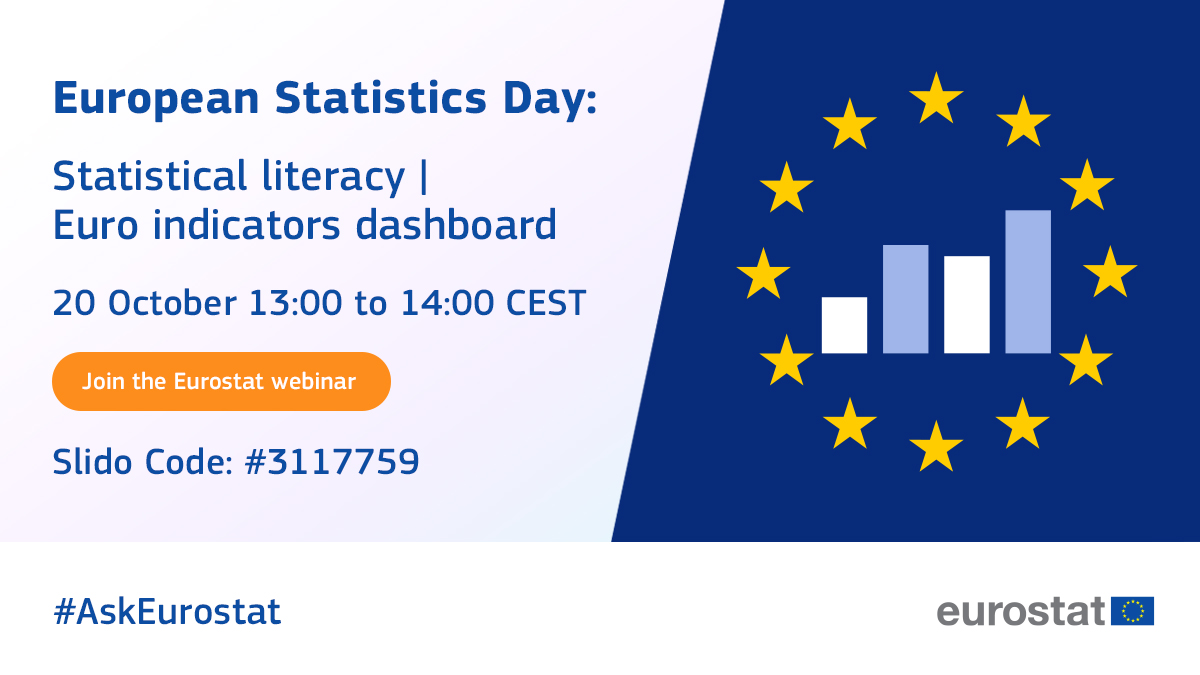 Poster: European Statistics Day webinar on 20 October