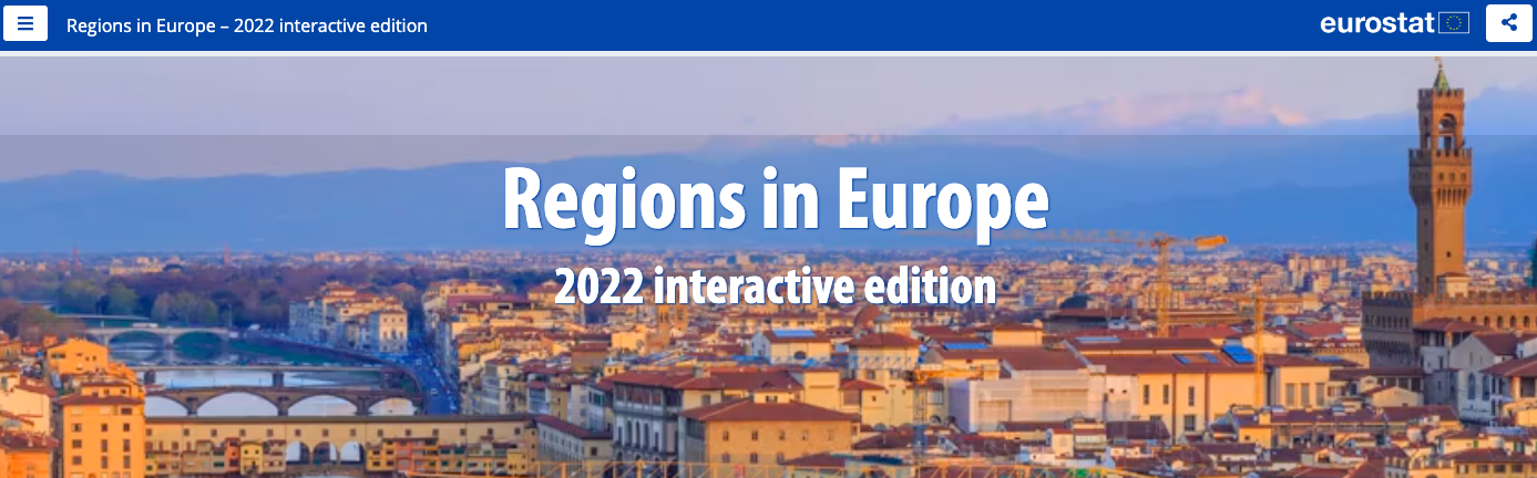 Regions in Europe, Interactive Edition, 2022