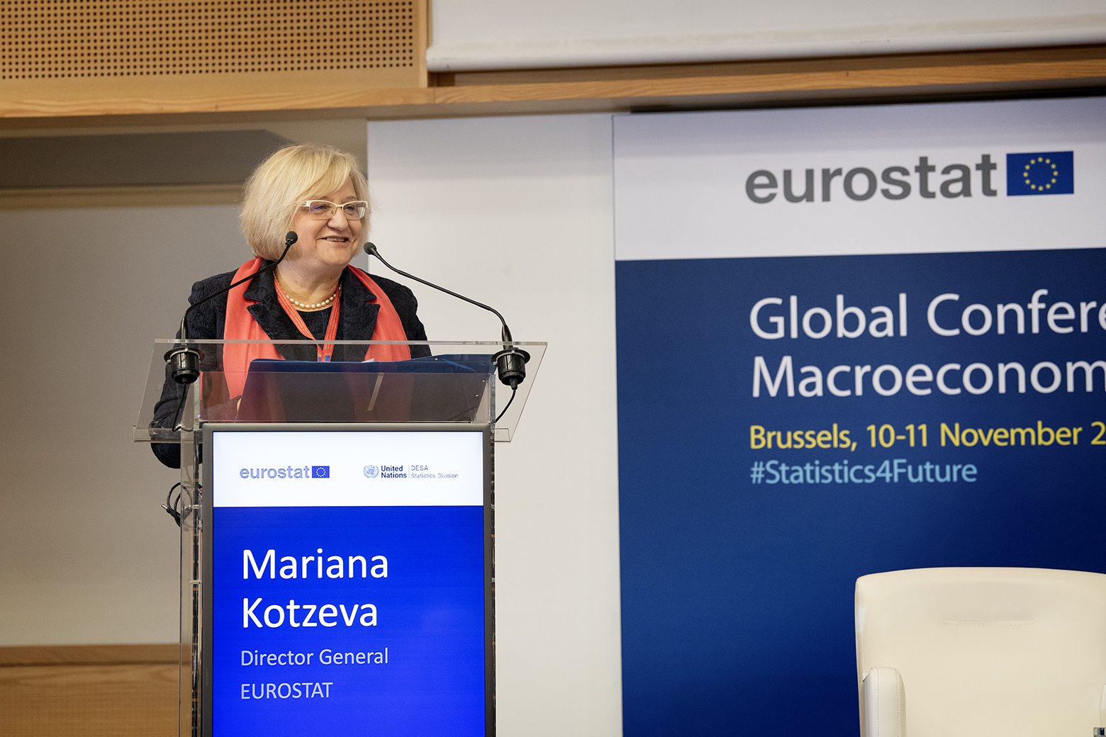 Photo: Mariana Kotzeva, Director-General of Eurostat