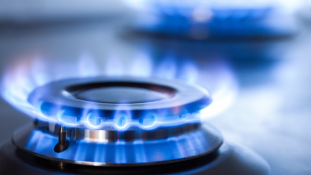 A close up of a gas burner.