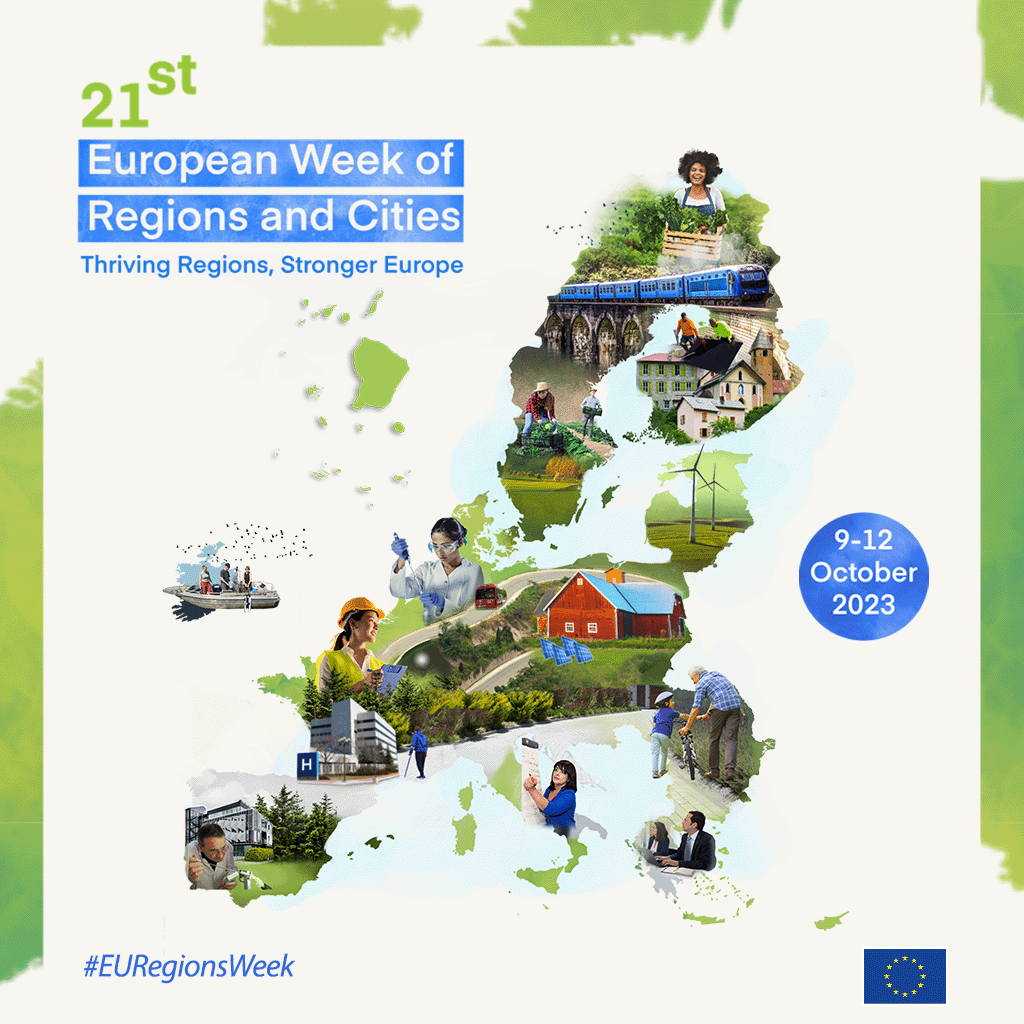 promotional visual: EU Regions Week, 2023