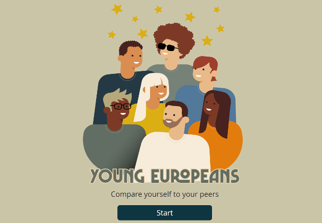στιγμιότυπο οθόνης: εργαλείο για νέους Ευρωπαίους