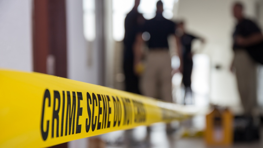 Crime scene tape.