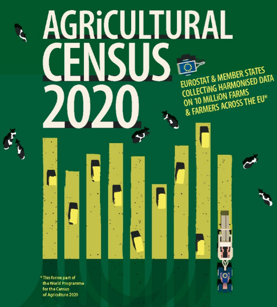 Icon of the poster on the agricultural census 2020