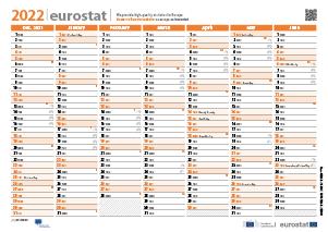 European Calendar 2022 Eurostat Calendar 2022 (A4 Format) - Products Catalogues - Eurostat