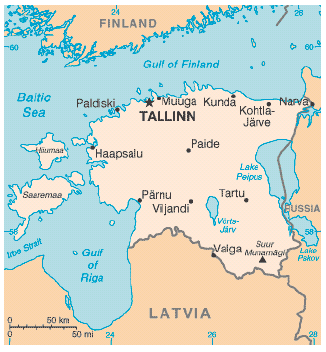 Estonia In The Map File:estonia - Map.png - Statistics Explained