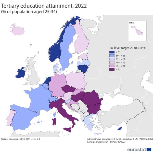 Which European country has the best schools?