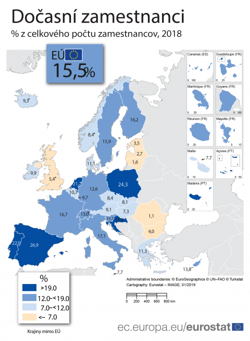 Map temporary share of employees 2018data EU27 -SK-01.png