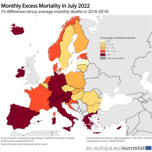 Excess mortality statistics Statistics Explained