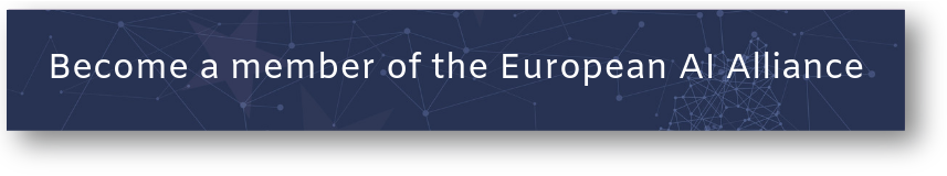 Become a member of the European AI Alliance