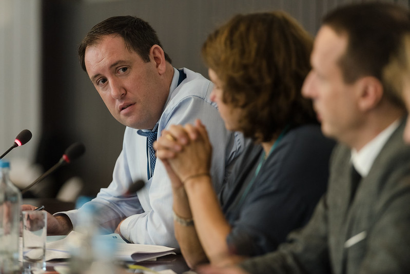 Kieran McCarthy on the panel during the session