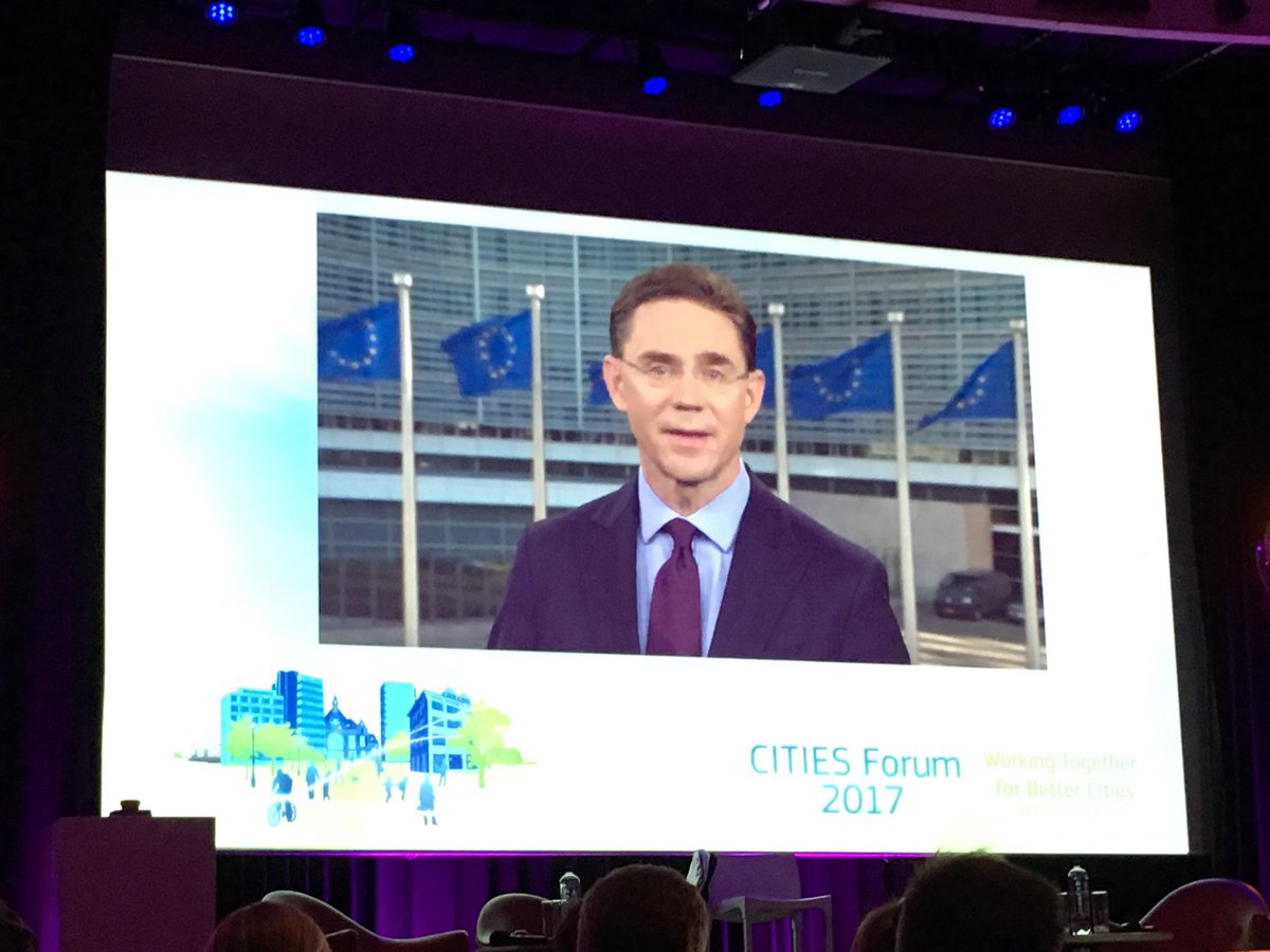 Video message by Jyrki Katainen at Cities Forum 2017