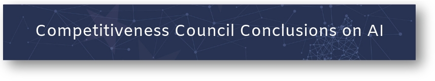 Button: Competitiveness Council Conslusions on AI