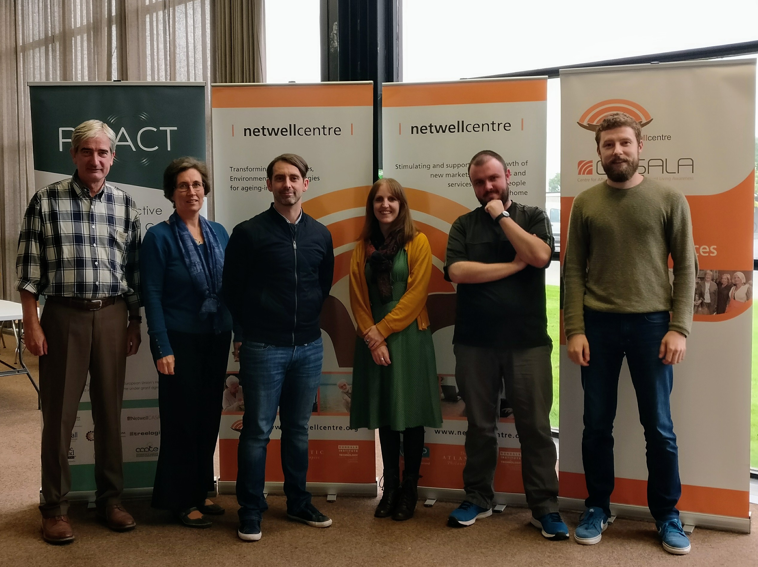 Members from NetwellCASALA institution involved in the EU project ProACT 