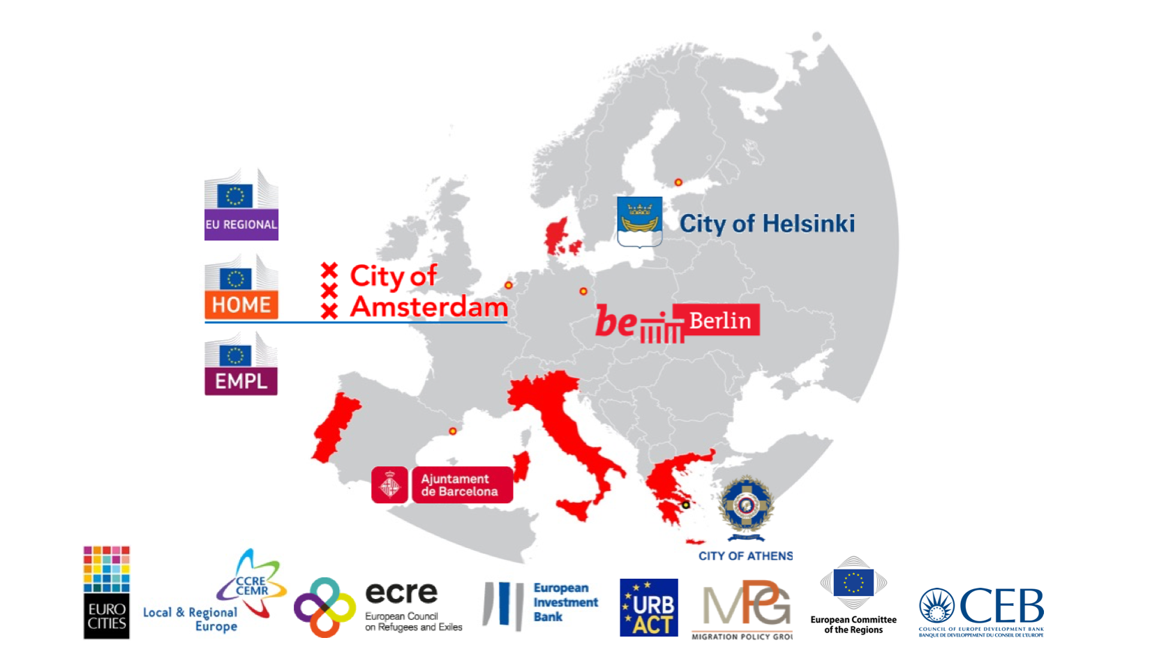 Graphic showing the members of the Inclusion Partnership Graphic showing the members of the Inclusion Partnership