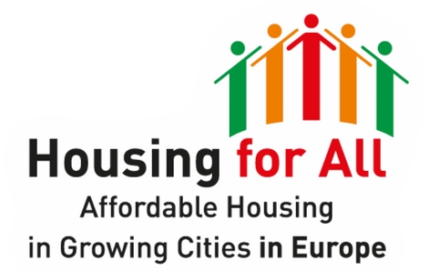 logo of the international conference Housing for all, in vienna, 4-5 December 2018