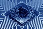 The smallest components of a computer chip are on a nanoscale. The smallest components of a computer chip are on a nanoscale.