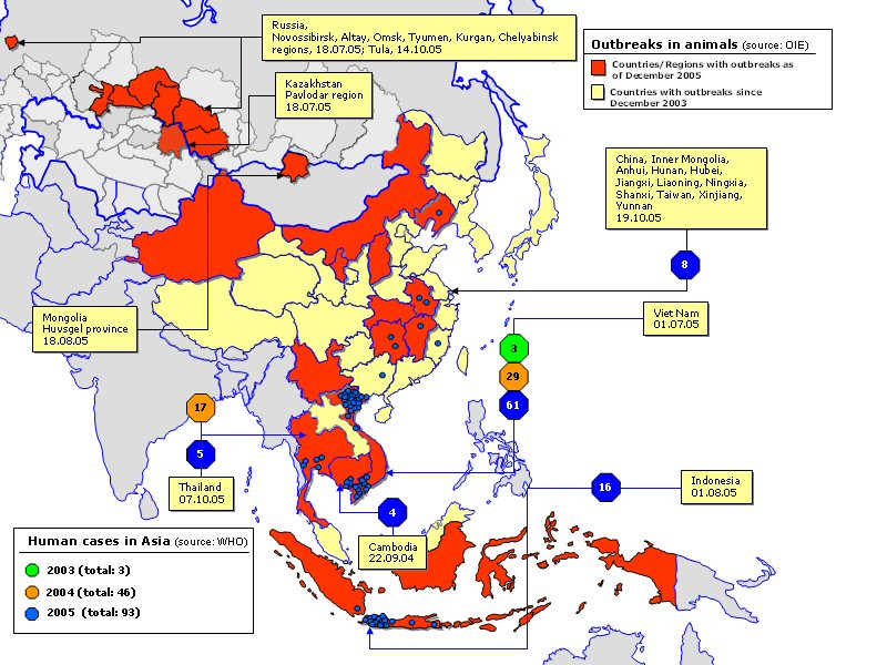 Распространение птичьего гриппа. Птичий грипп карта. Птичий грипп распространение. Птичий грипп в Юго-Восточной Азии. Птичий грипп карта распространения.