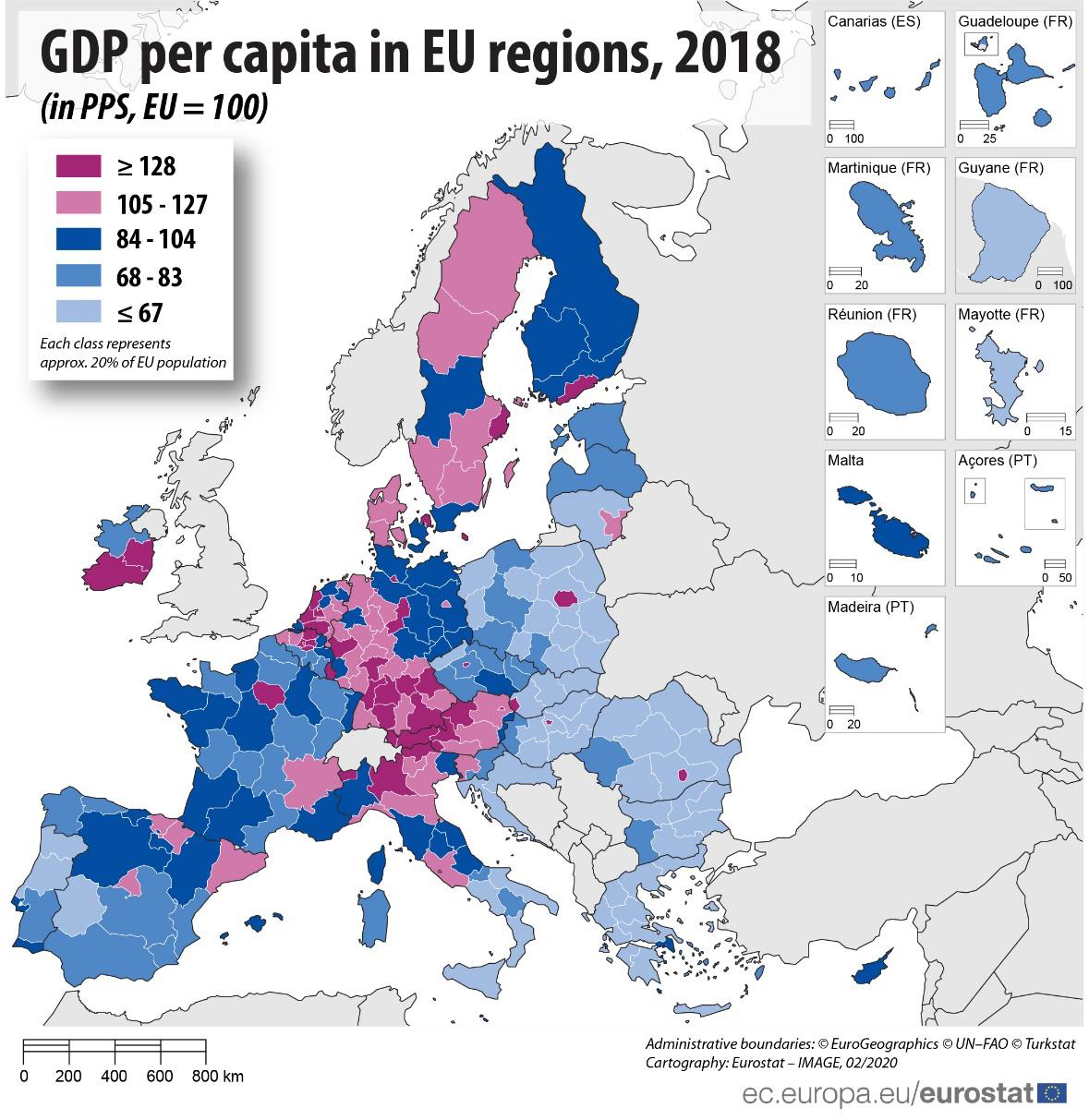 gdp map europe