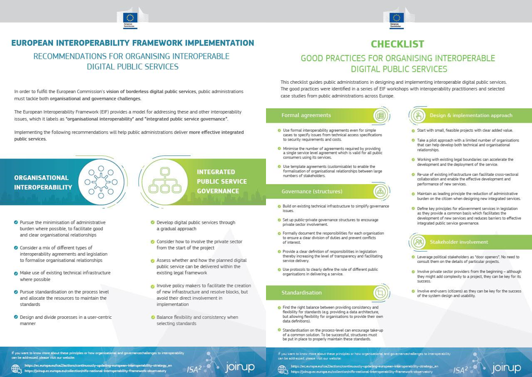 EIF Recommendations & Checklist