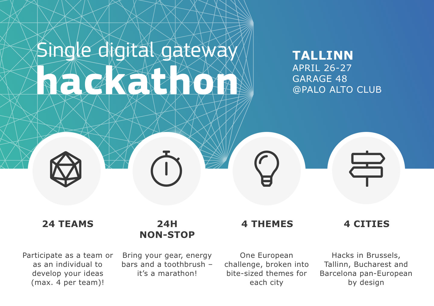 Single digital gateway hackathon Tallinn