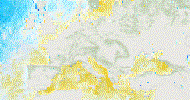 Anomalien der Meeresoberflächentemperatur (satellitengestützt)