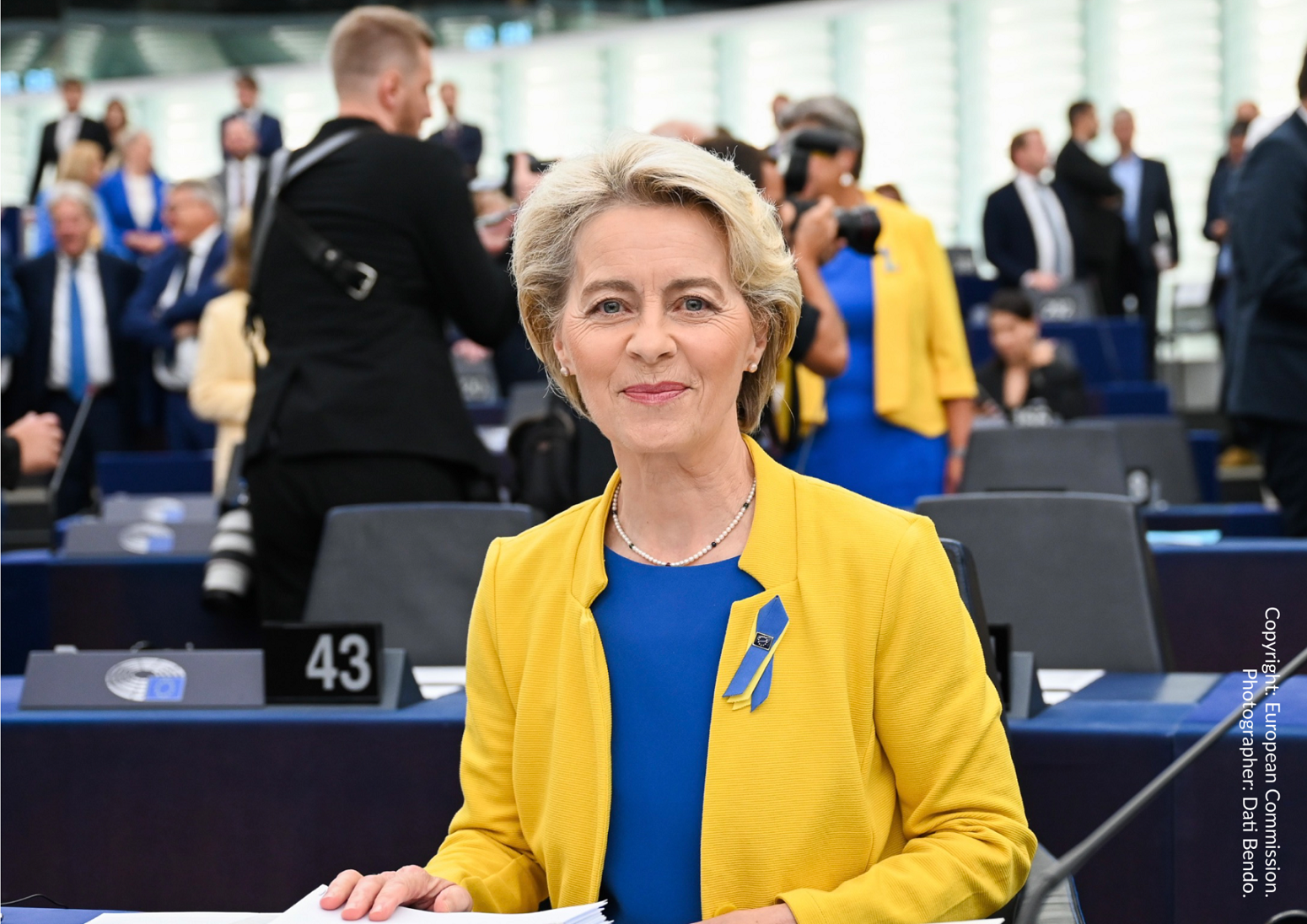 Ursula von der Leyen, President of the European Commission, at the European Parliament in Strasbourg, 14 September 2022