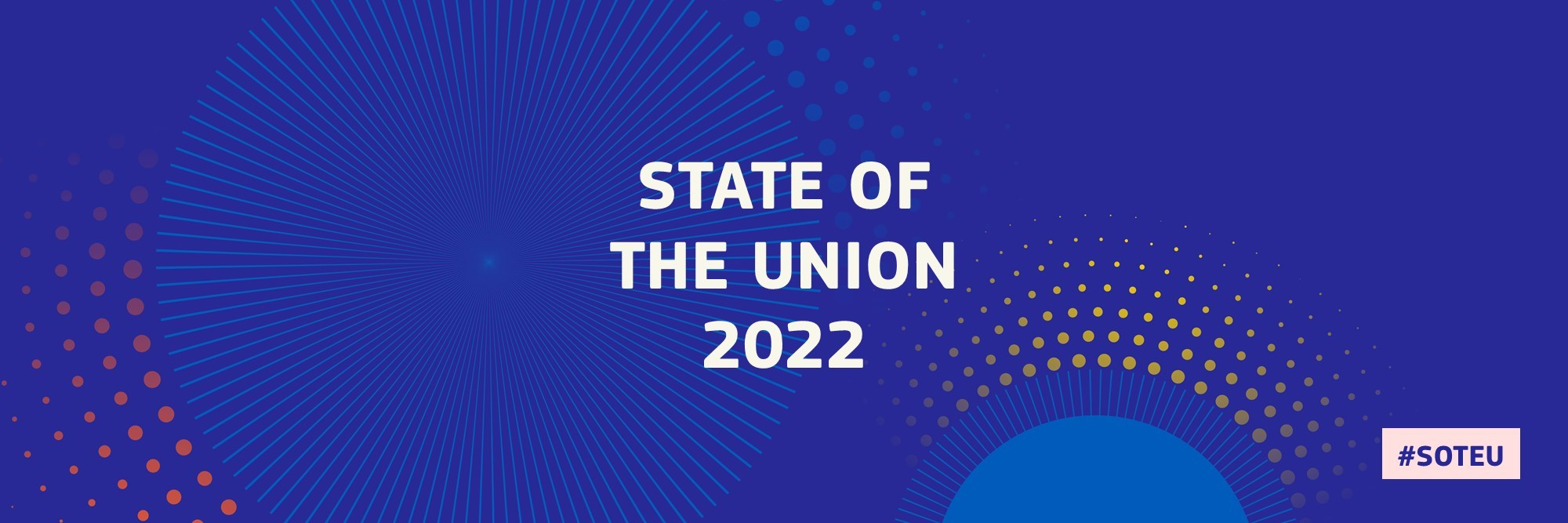 illustration abstraite de l’état de l’union 2022 #SOTEU2022