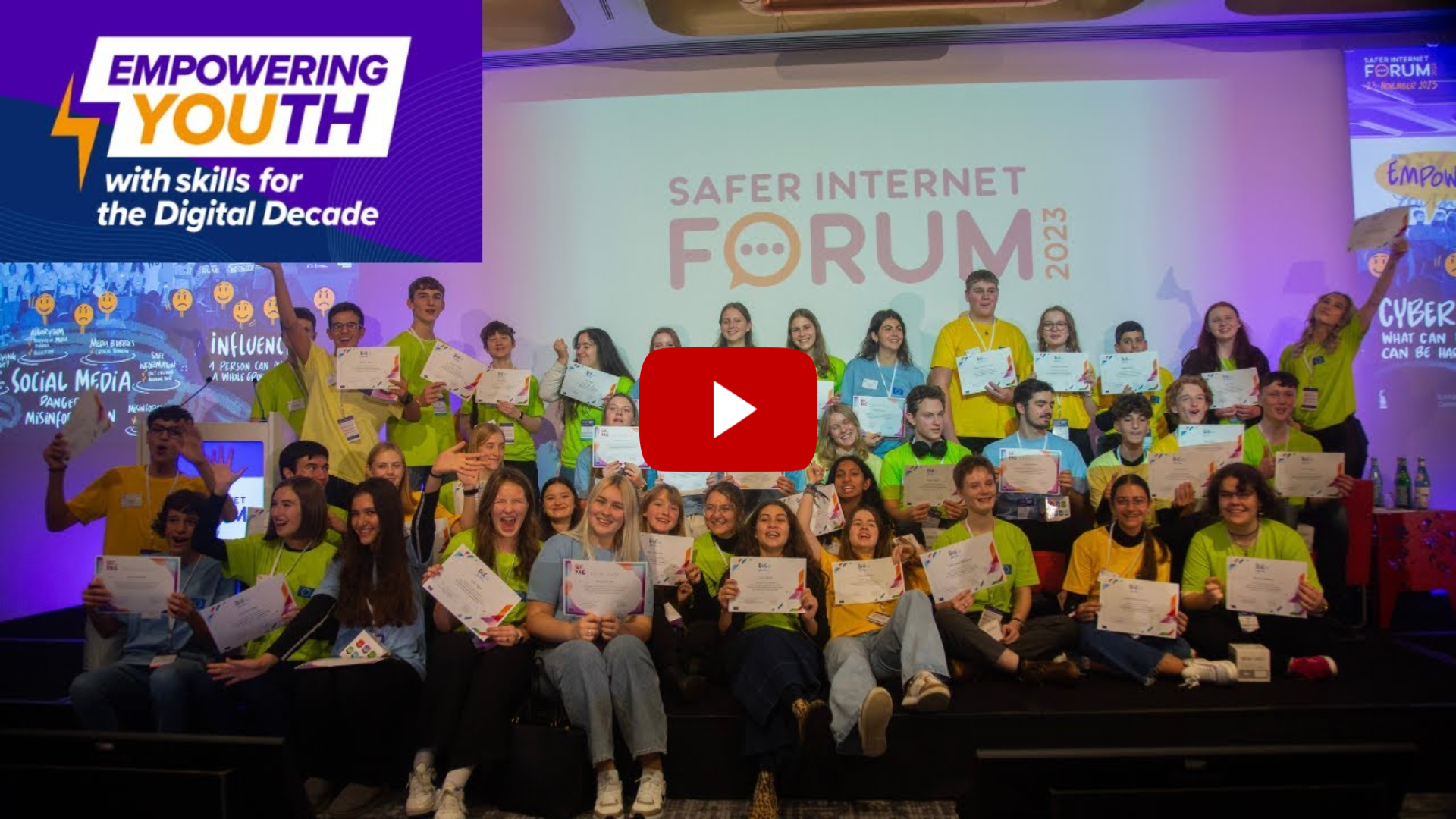 Watch the video overview of happened at Safer Internet Forum 2023